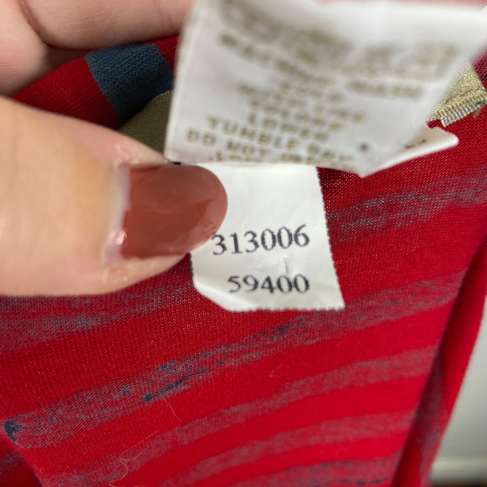 The Territory Ahead Lightweight Cardigan Sz. XL Red Stripe - Picture 12 of 12